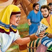 Jákób Egyiptomba küldi fiaiat élelemért