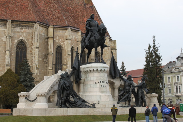 2013 - Kolozsvári Mátyás szobor a felújítás után