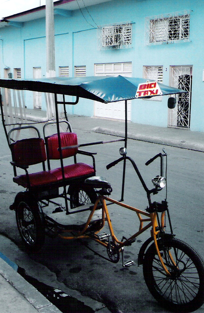 Fotóim - 'Bici Taxi' Moron, Kuba