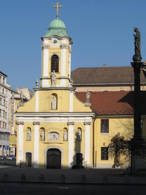 Budapest, belváros - Rókus templom (kápolna)
