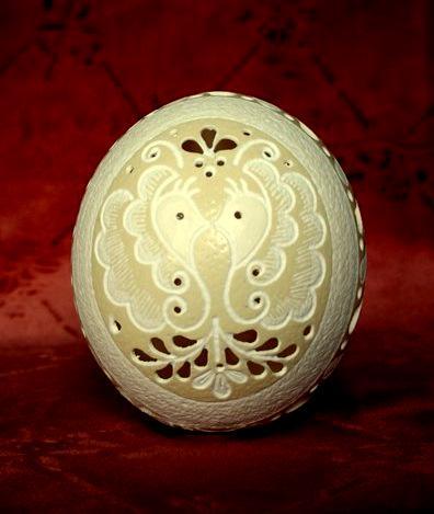 Így készült a húsvéti tojás - Csipkés húsvéti tojás