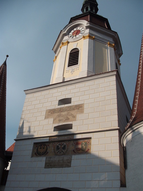 Nyári utazások :Ausztria ,Wachau - Krems temploma címerekkel