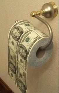 vegyes - 100 dolláros wc papir