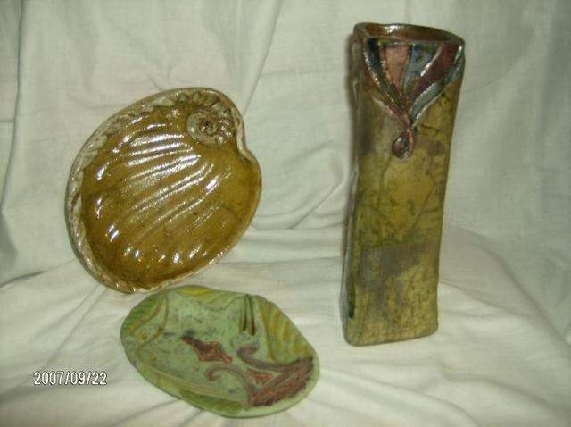 kerámiáim - váza tálkákkal