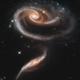 Arp 273 jelű kölcsönható galaxispáros.