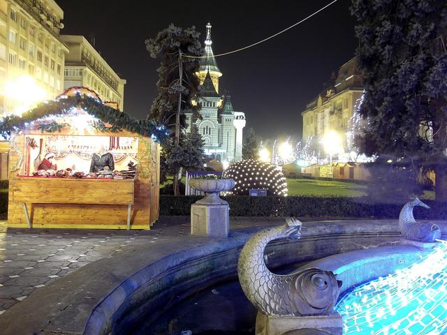 Karácsonyi kivilágitás , Temesvár 2o13
