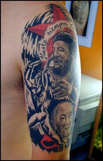 Saját tetoválások - Baka Péter: Castro és Kádár