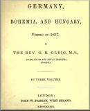 Germany, Bohemia, and Hungary, visited in 1837